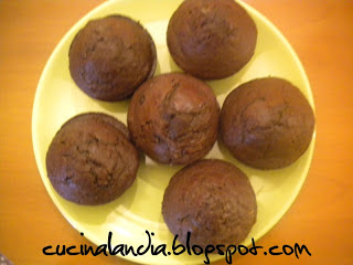 Muffin al Cioccolato con Gocce di Cioccolato