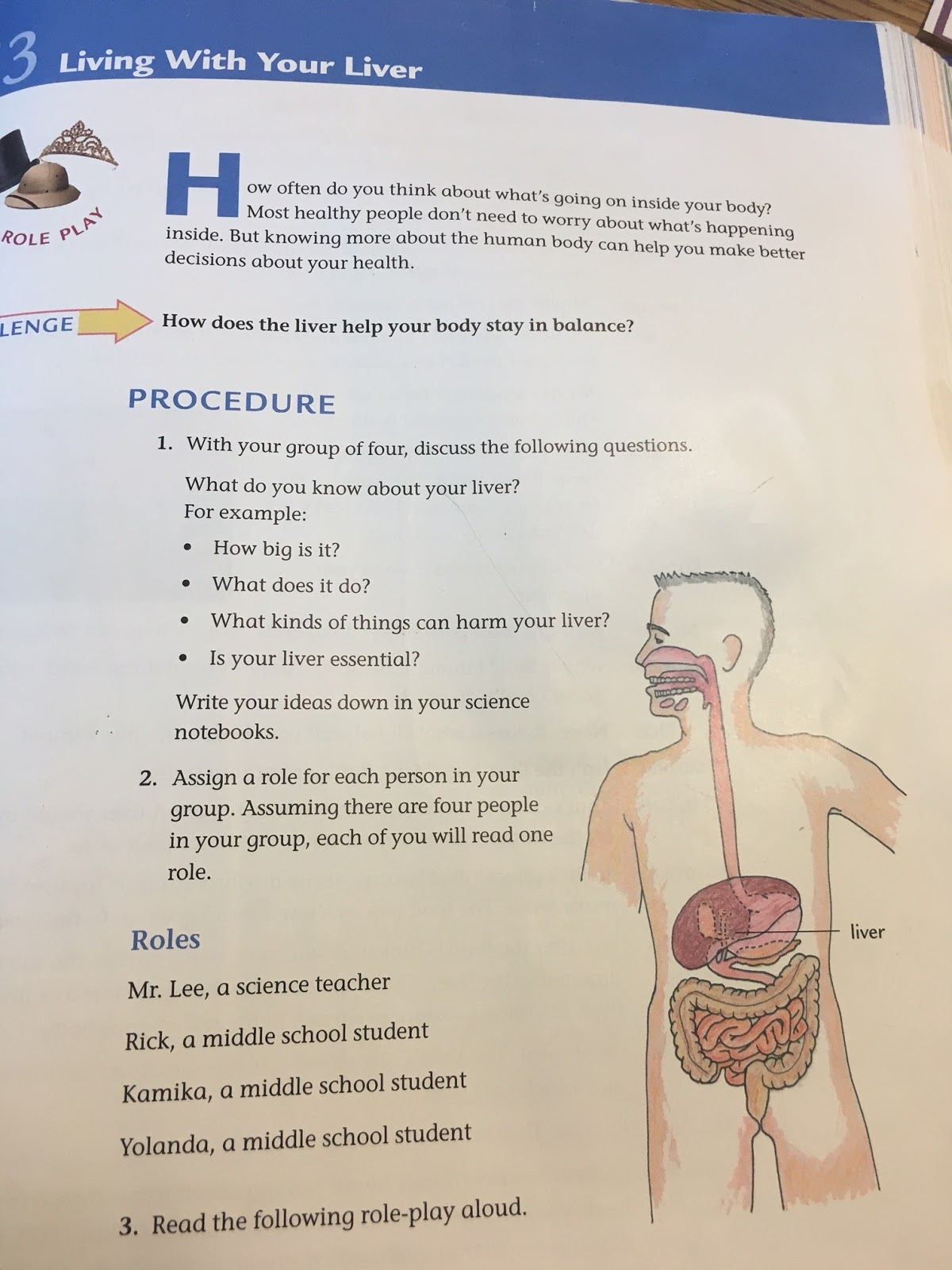 Science 7 Living with your liver