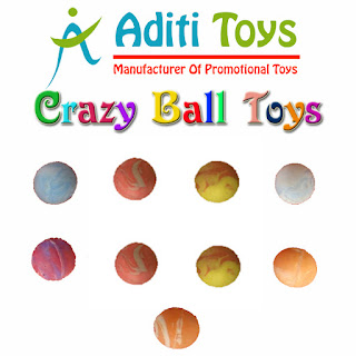 Crazy ball will make children crazy with bouncing effects.