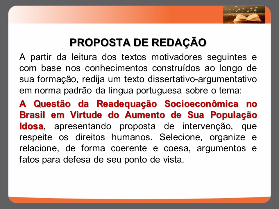 Proposta De Redação Enem - FDPLEARN
