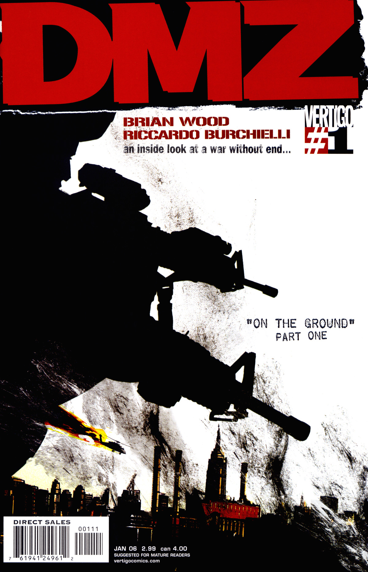 Read online DMZ (2006) comic -  Issue #1 - 1