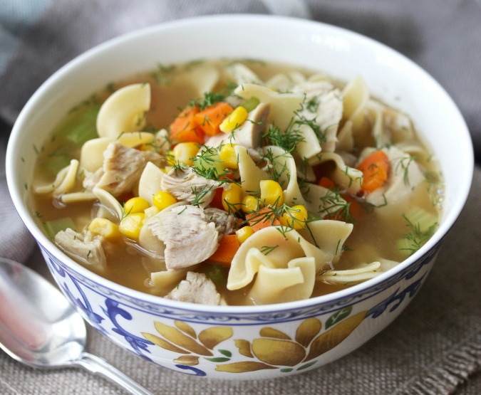 Turkey Noodle Soup from Scratch Karen's Kitchen Stories