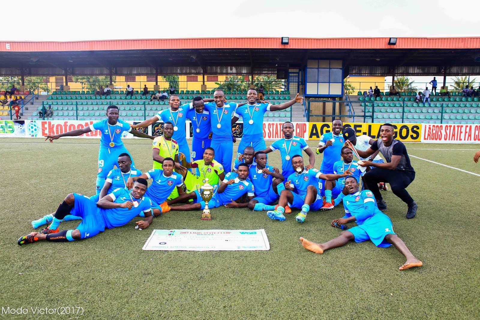 MFM FC EMERGE WINNER OF THE WINNERS GOLDEN BET SPONSORED LAGOS FA CUP 2017