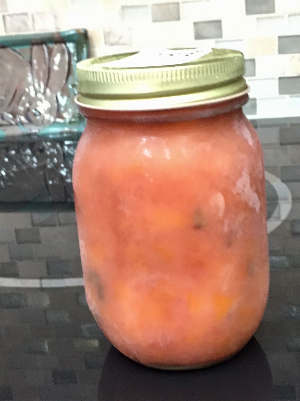 Margie's Musings (Crippled Girl Cooks) Peach Basil Jam