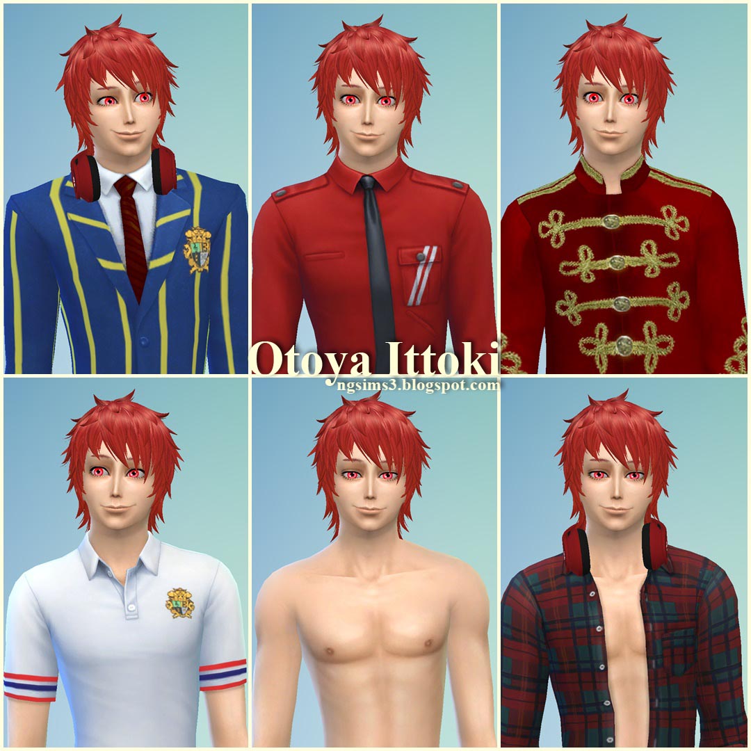 NG Sims 3: Otoya Ittoki (Uta no☆Prince-sama♪) - TS4 Sims