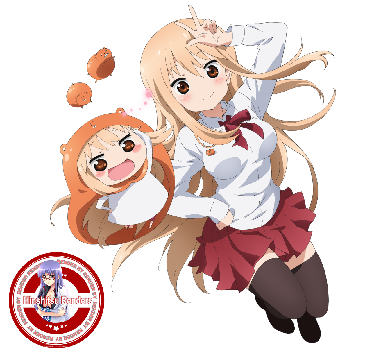 Himouto! Umaru-chan: Umaru Doma School Uniform Render | Hinshitsu Anime