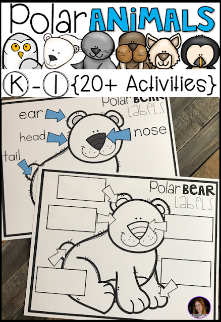 Are you looking for a factual unit to introduce polar animals in your kindergarten and first grade classroom?  Our polar animal unit is just what you need! 