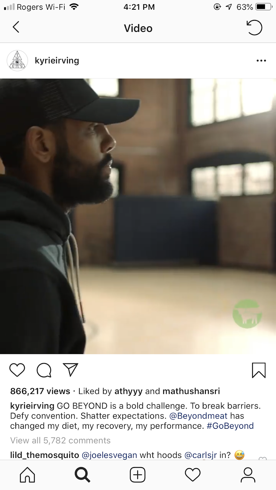kyrie beyond meat