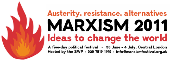 Marxism 2011 from the 30th June – 4th July 2011