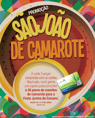 como participar promoção Riachuelo Camarote 2013