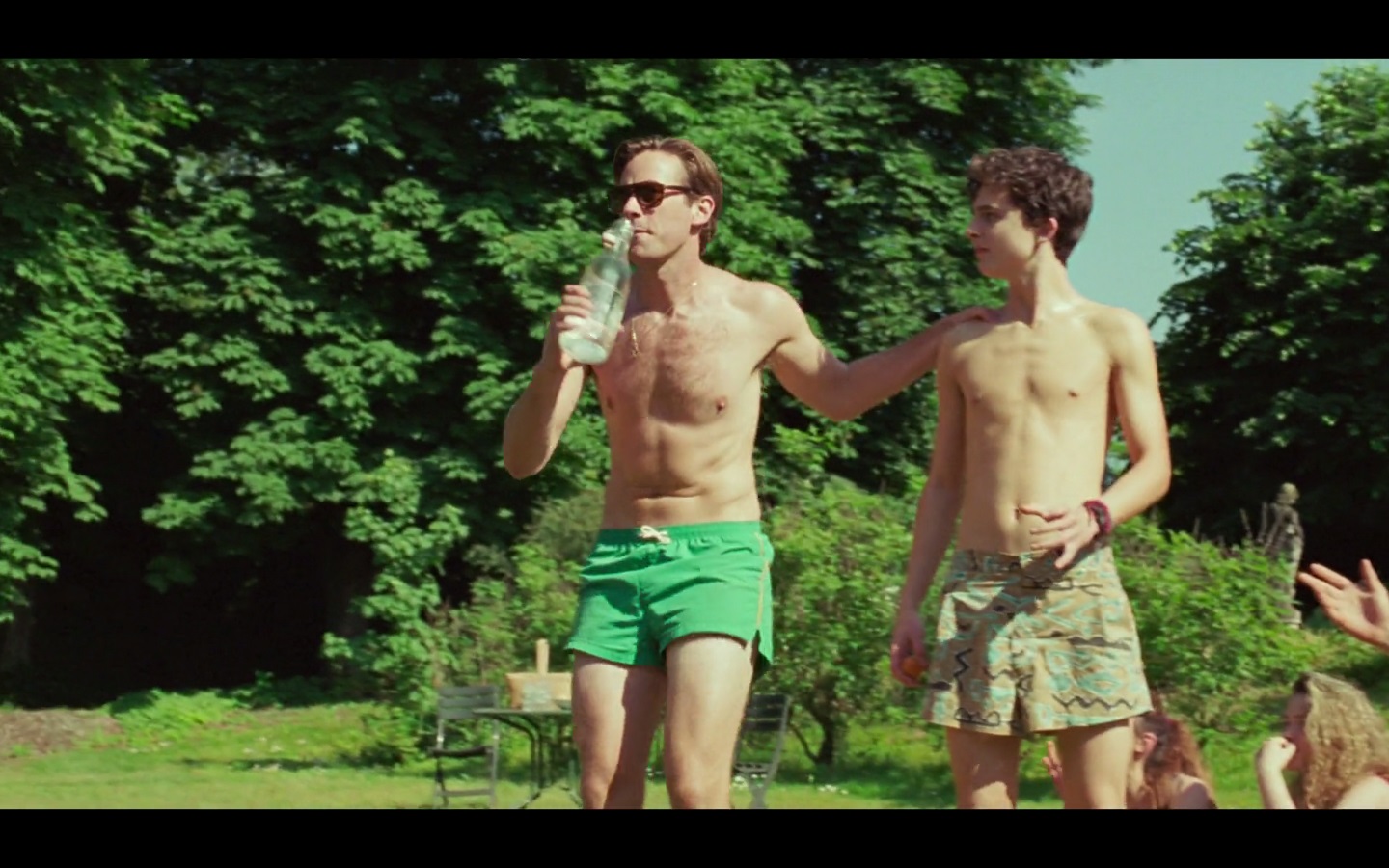 Call Me By Your Name - Timothée Chalamet & Armie Hammer.