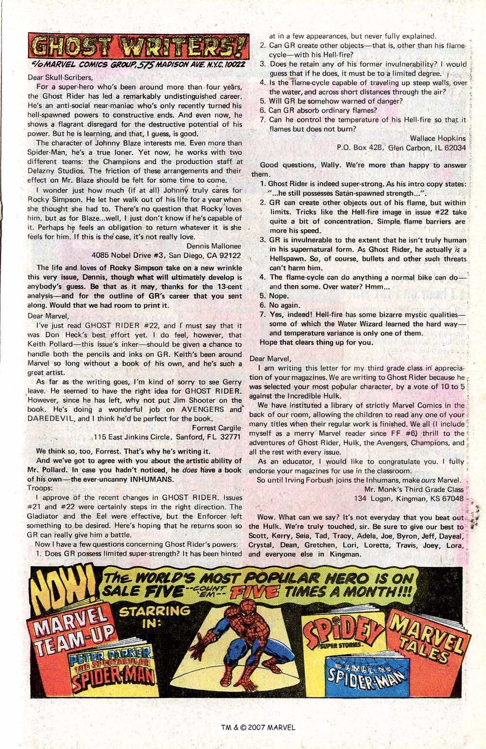 Read online Ghost Rider (1973) comic -  Issue #24 - 21