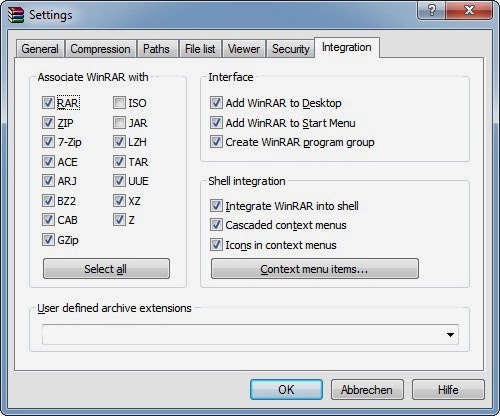 تحميل برنامج وين رار لضغط وفك الملفات لنظام 32 ، 64 بت أخر إصدار WinRAR 5.0