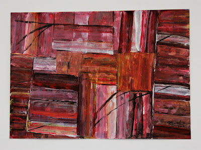 sueños_que_despiertan: "Maderas" . Pintura abstracta con espátula