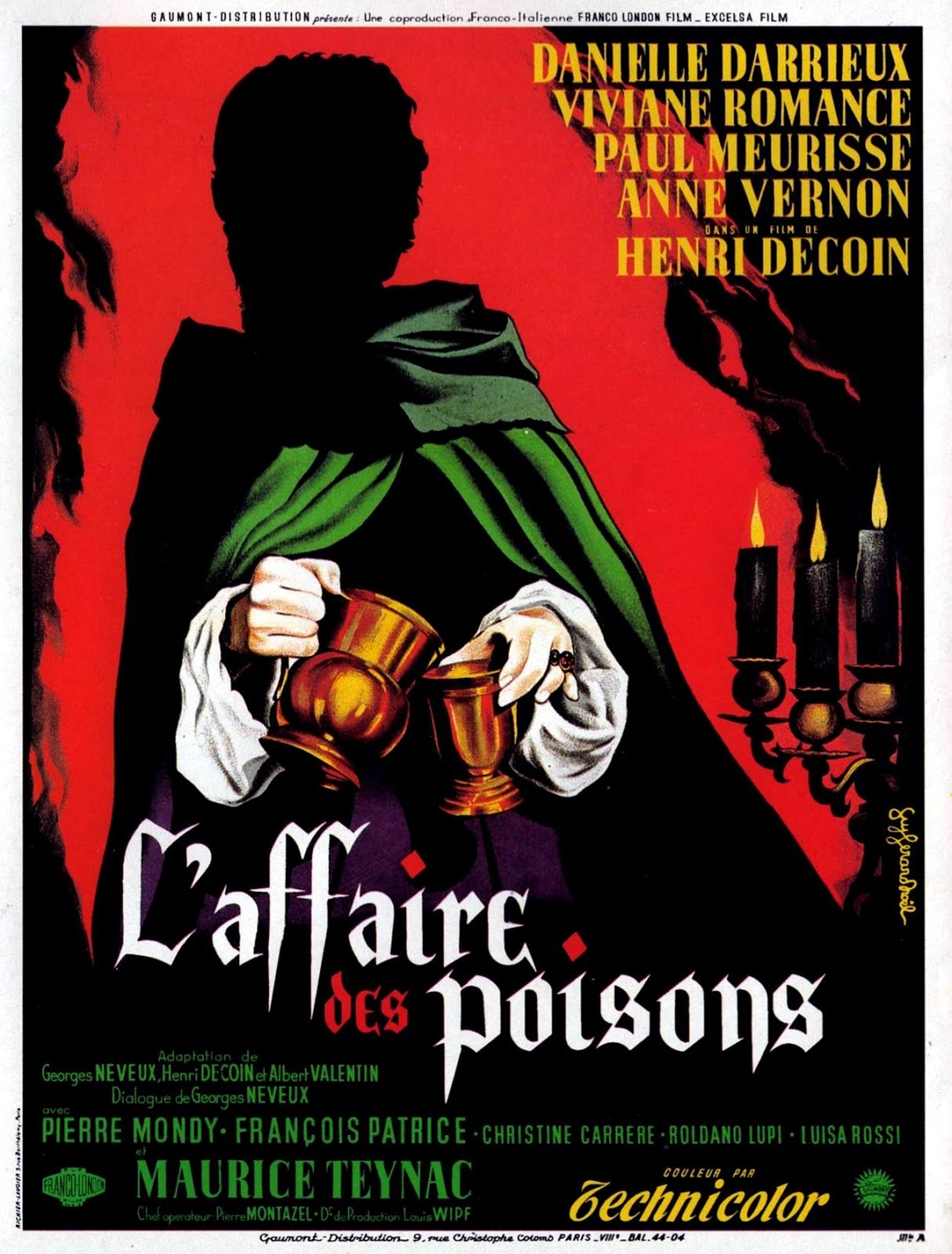 L'affaire des poisons (1955) Henri Decoin - L'affaire des poisons (28.07.1955 / 20.09.1955)