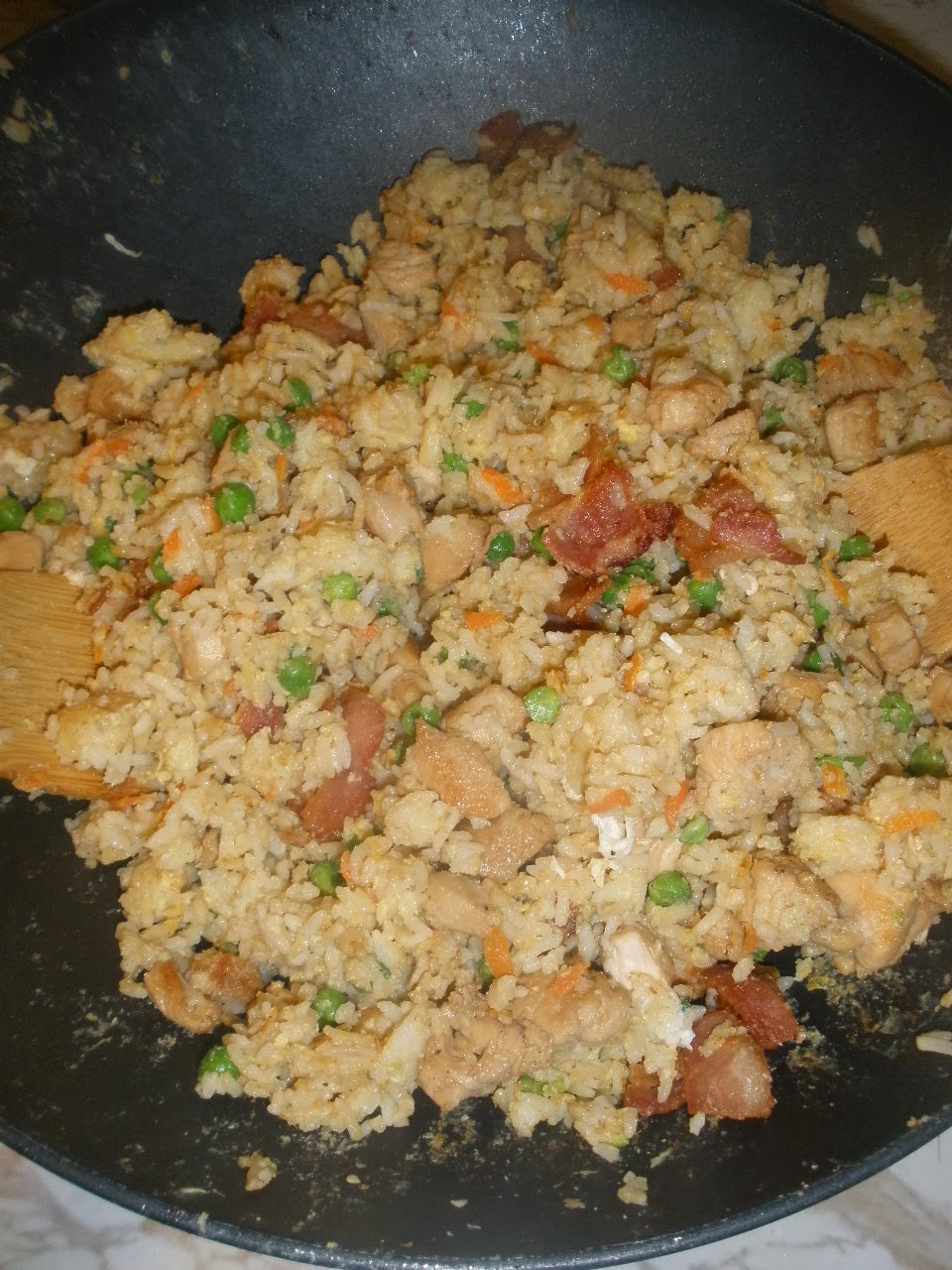 Rachel's Recipes Chicken & Bacon Fried Rice