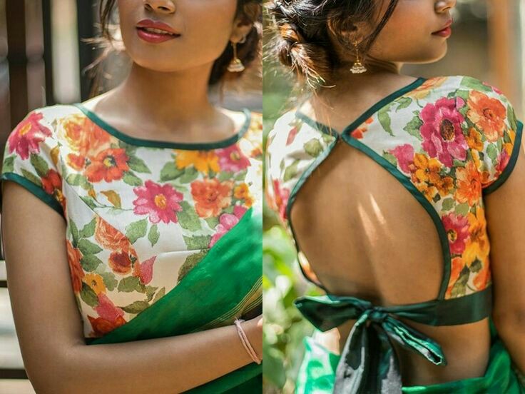 Latest Saree Blouse Designs Front And Back Top 30 Trendy Designs