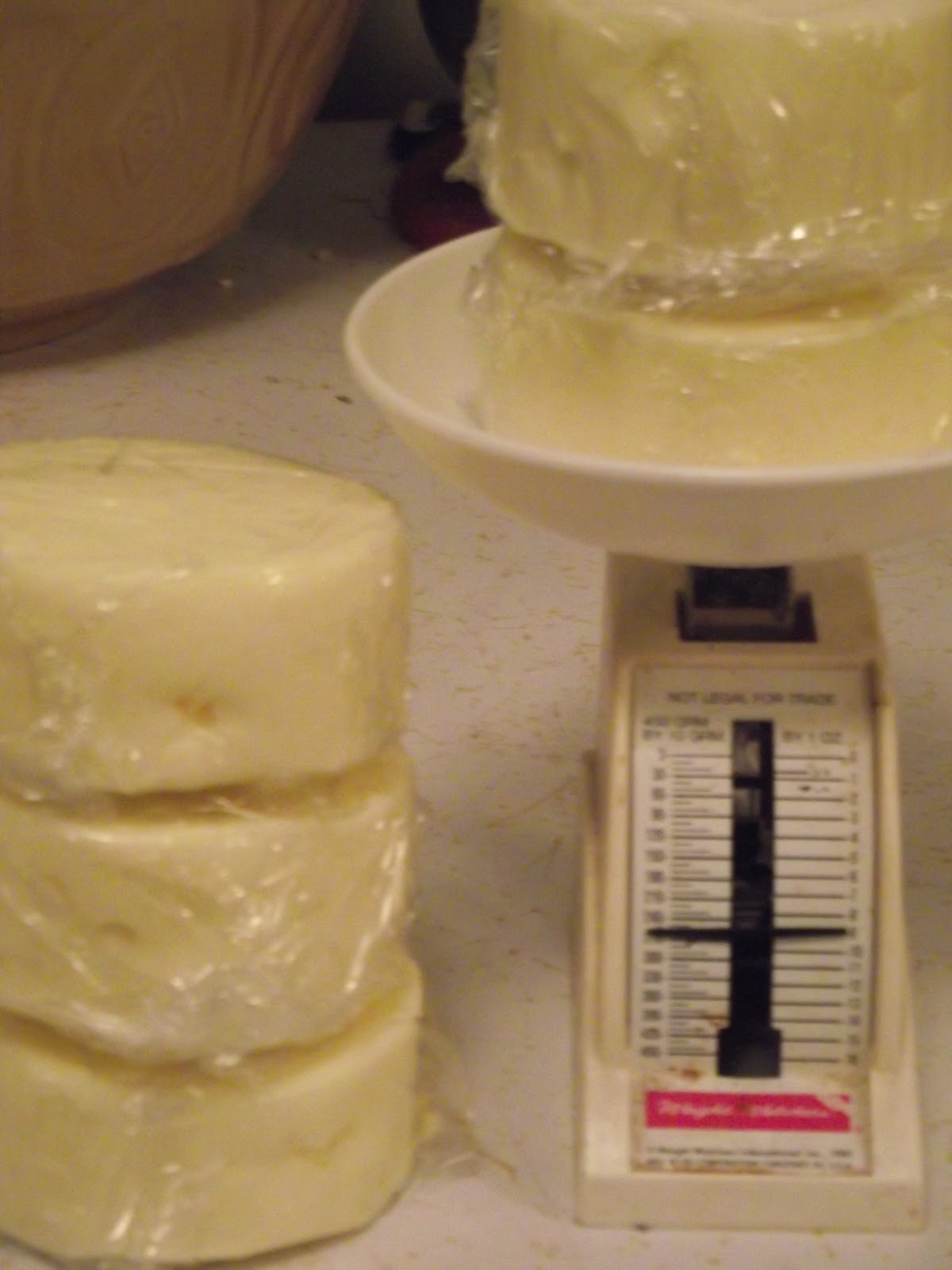 Country Mom at Home Making Butter With a Mixer