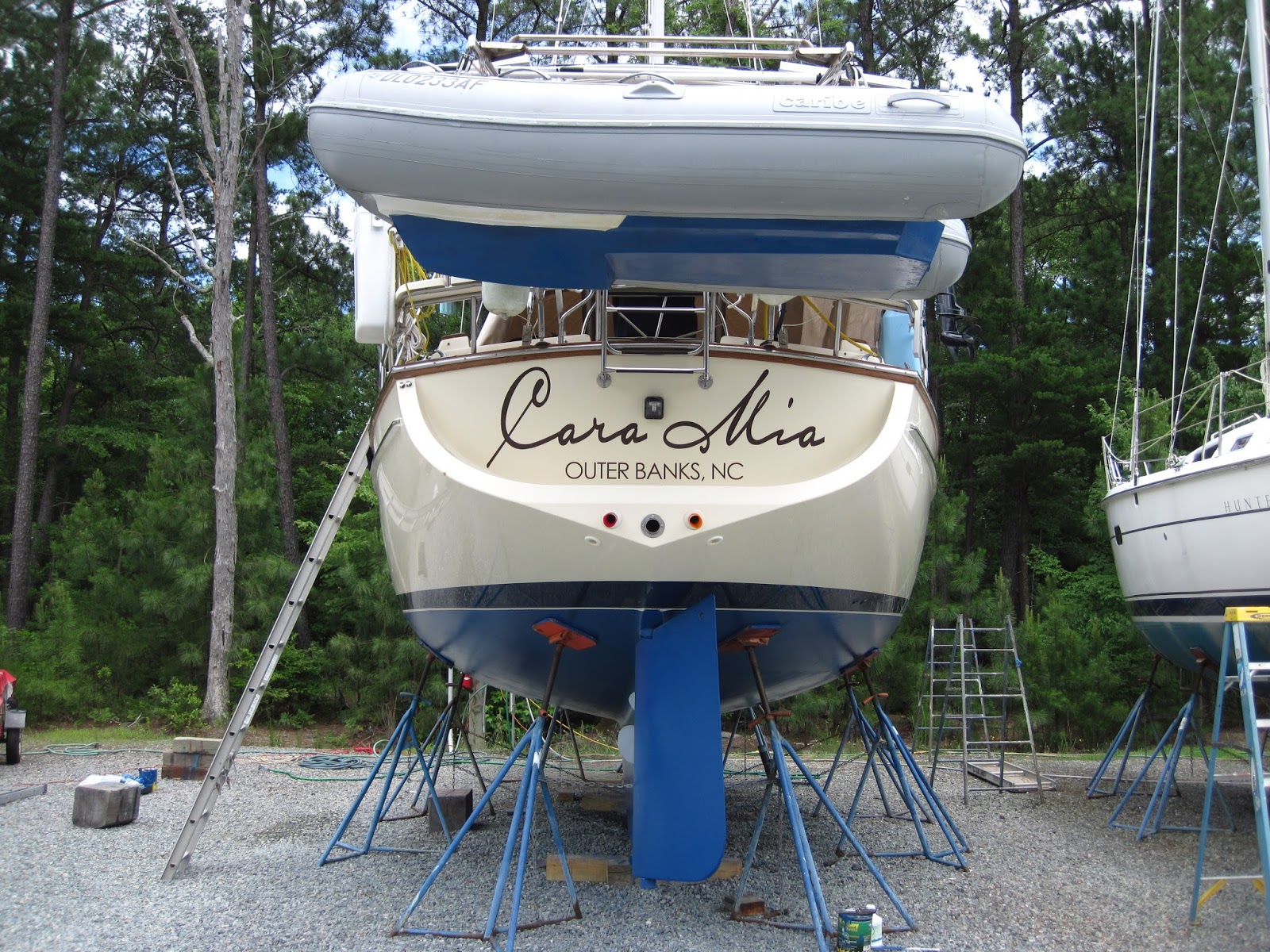 plodding in paradise A BOAT OUT OF WATER