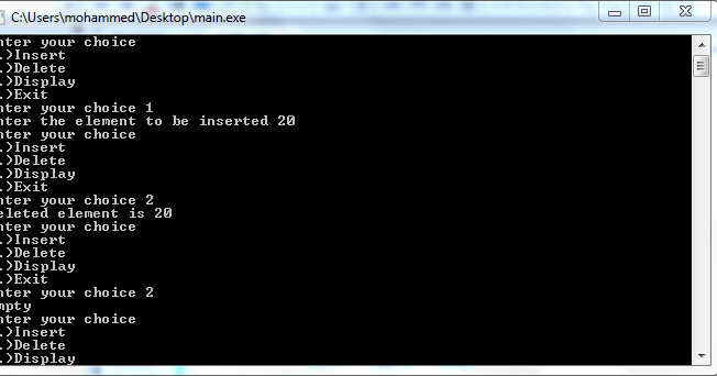 Programmers Area: C++ program to implement circular queue