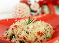 O arroz de Natal fácil de fazer e gostoso para valer