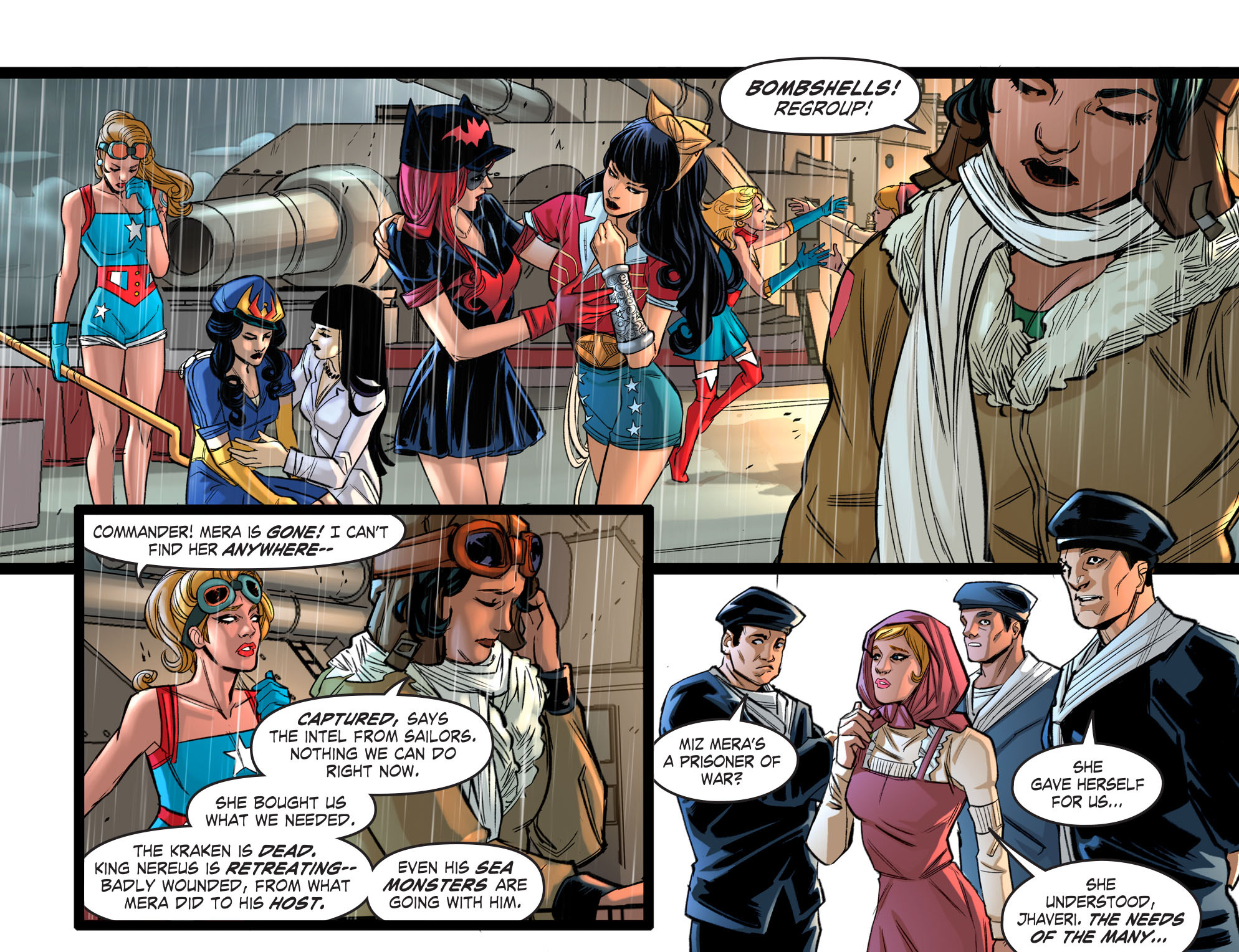 Read online DC Comics: Bombshells comic -  Issue #34 - 19