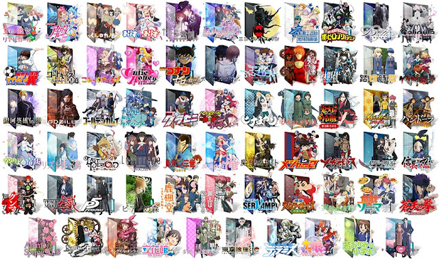 Anime Spring 2018 Folder Icon Pack