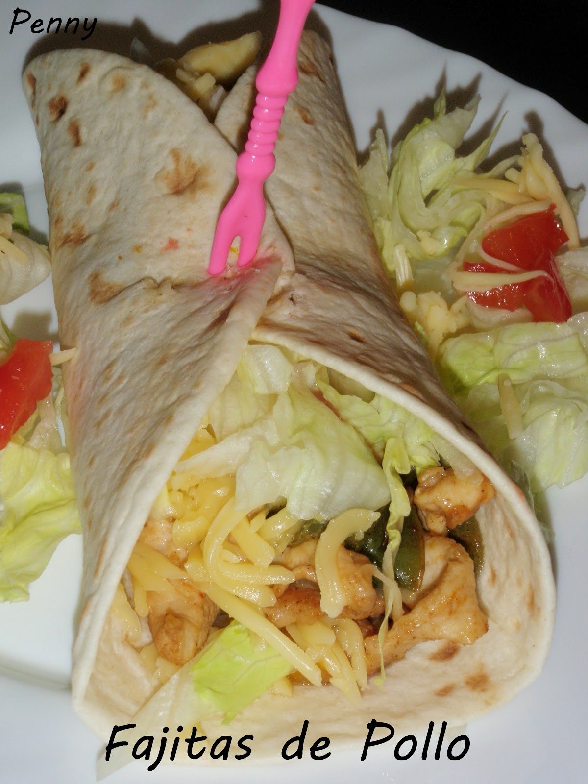 El Rincón de la Mariposa Fajitas de Pollo