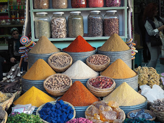 Marrakech medina spices