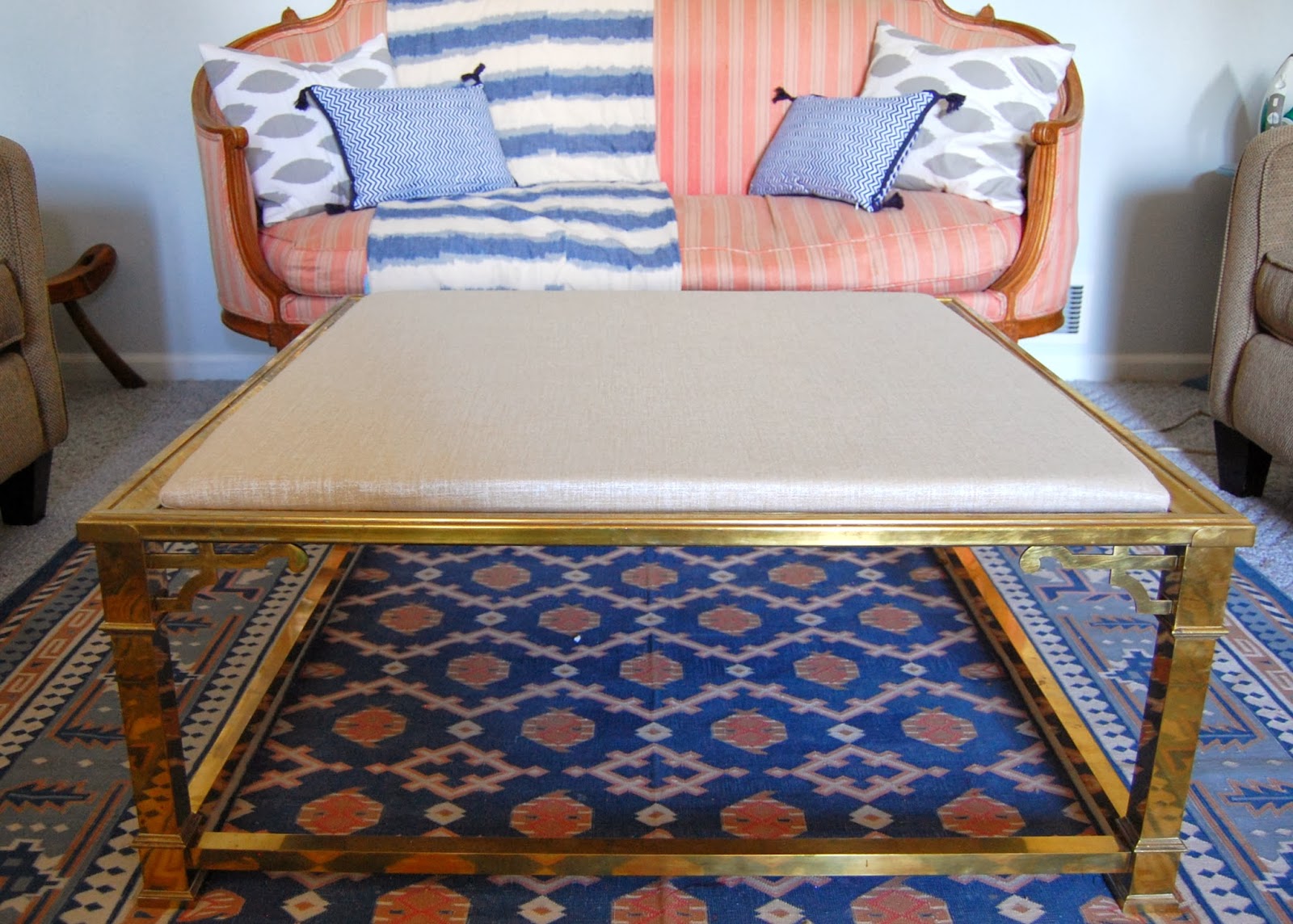 Practically Polished Glass Coffee Table DIY