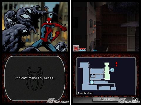 Spider Man Web of Shadows DS ROM Download