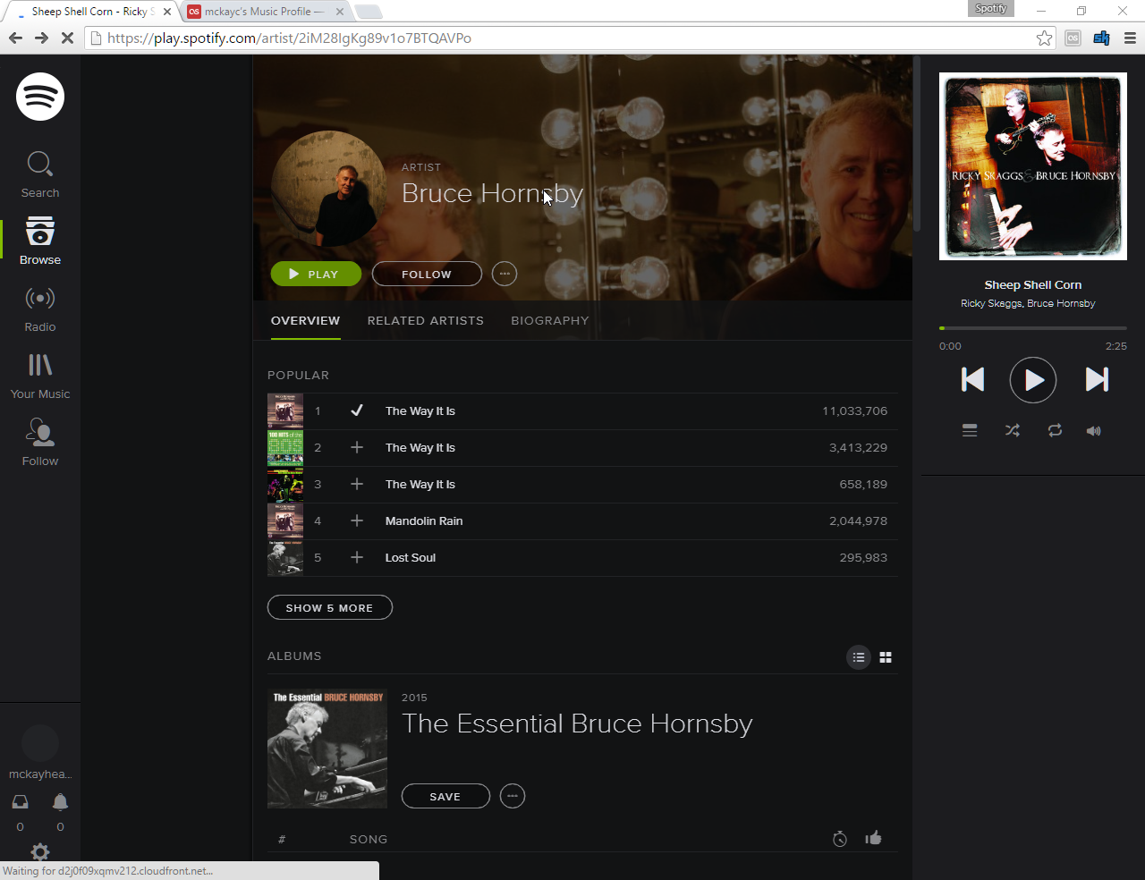 Here is a Spotify player available on all platforms (Windows, Linux ...