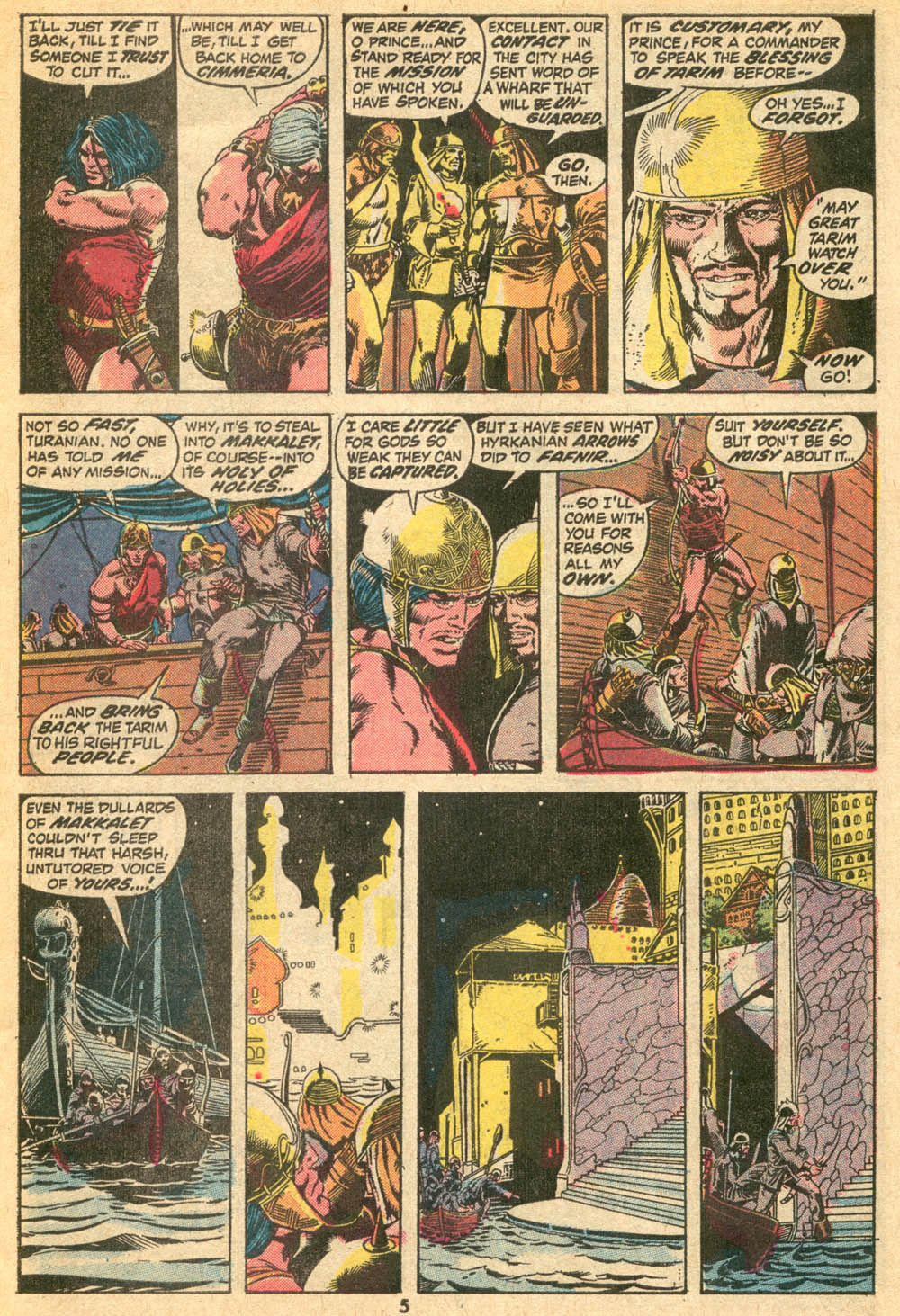 Read online Conan the Barbarian (1970) comic -  Issue #20 - 5