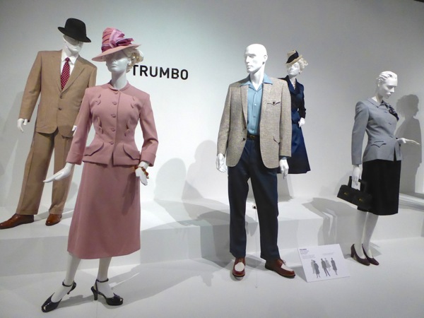 Hollywood Movie Costumes and Props: Trumbo film costumes on display
