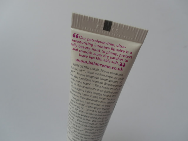 A picture of Balance Me Rose Otto Intensive Lip Salve