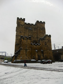 Newcastle's Castle Keep covered in Snow in 2013 Newcastle's Castle Keep covered in Snow in 2013