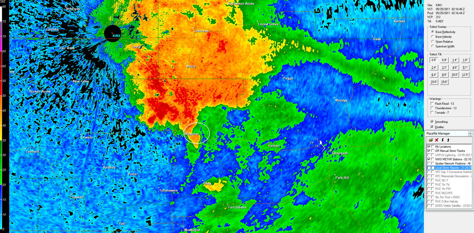 The Original Weather Blog Tornado Reported Near Haskell, OK