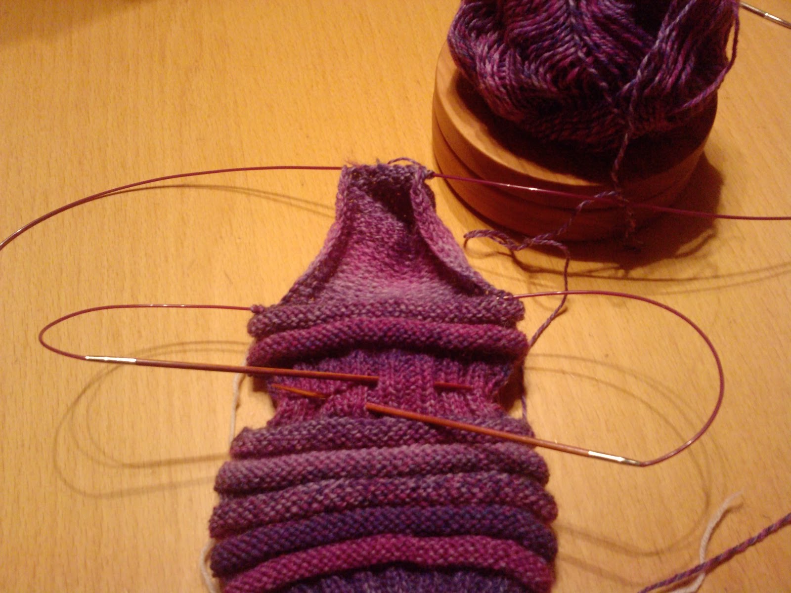 Wolle, Wolle, Wolle...: Socken stricken auf zwei Rundstricknadeln