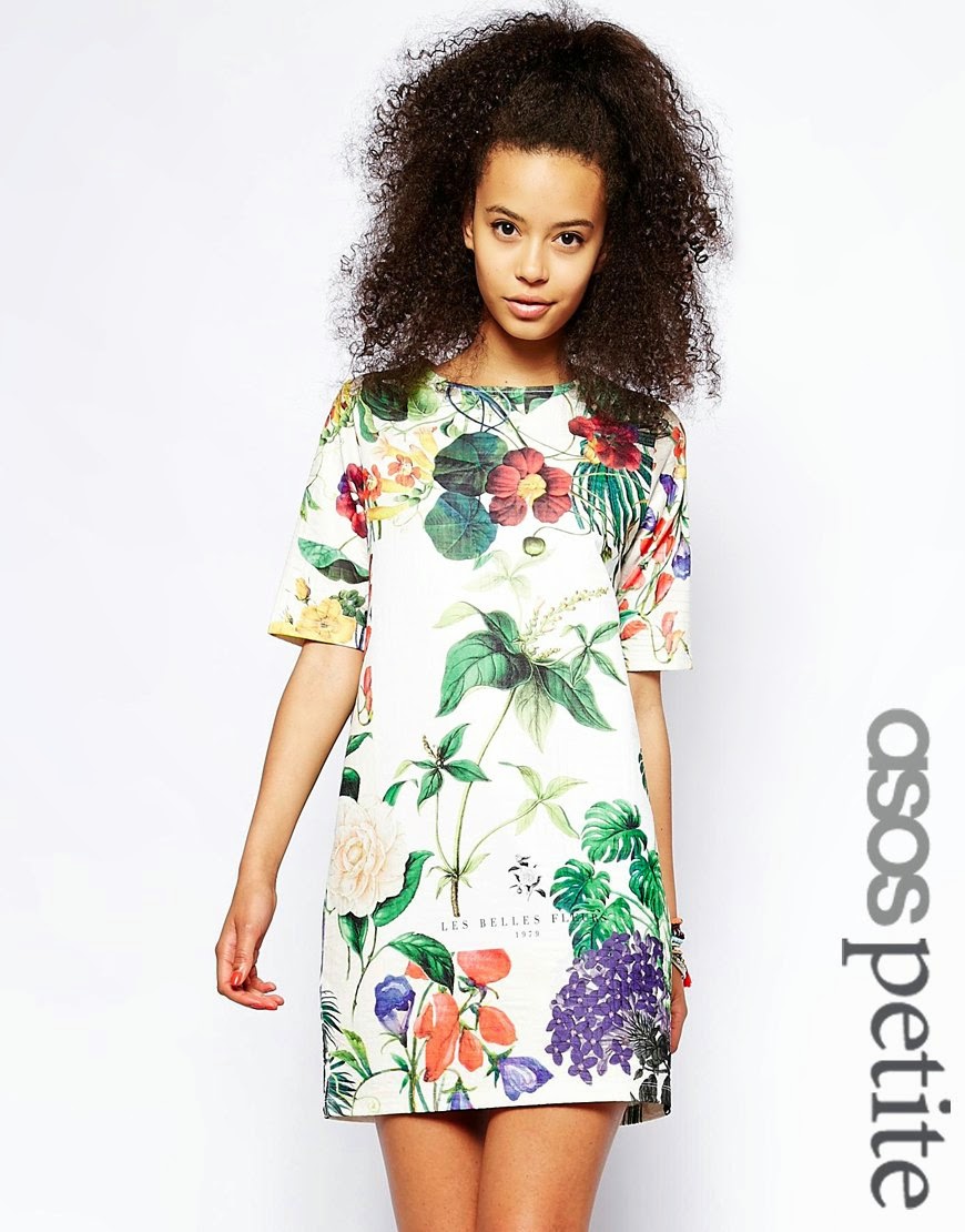 asos petite t shirt dress