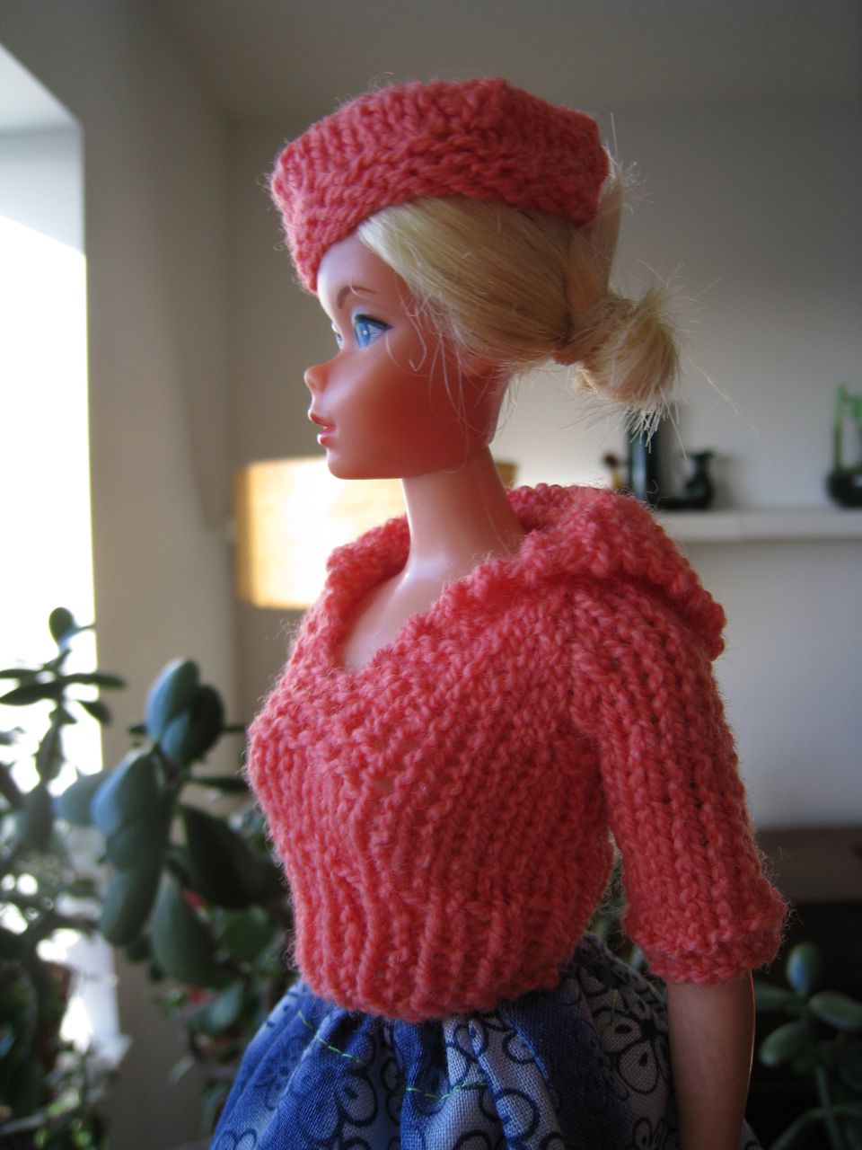 Best Barbie Knits FREE PATTERN Barbie Pullover with Sailor Collar