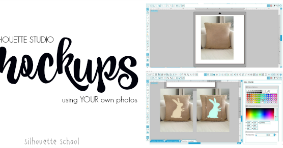 Creating Mockups In Silhouette Studio With Your Own Stock Photos