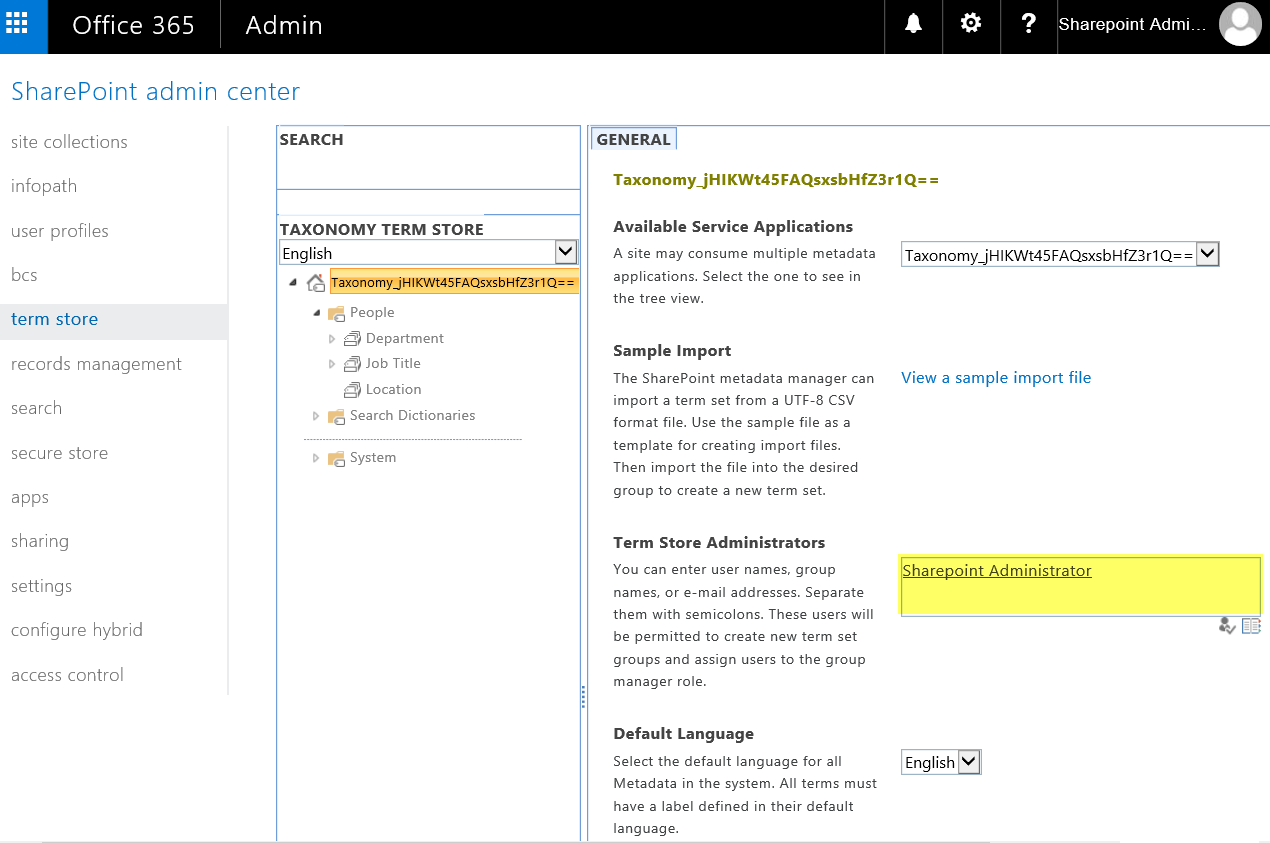 sharepoint administrator