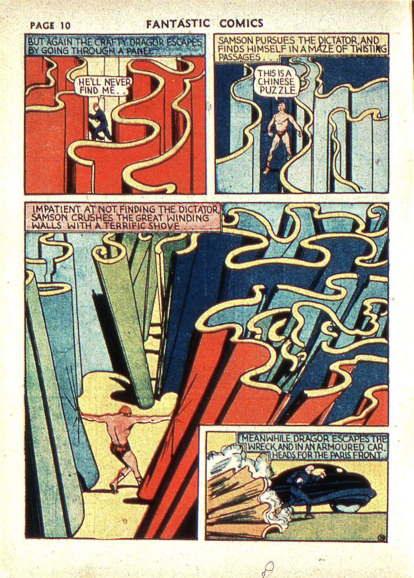 Read online Fantastic Comics comic -  Issue #2 - 12