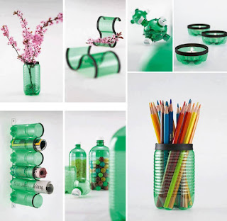 manualidades DIY útiles para hacer con envases y botellas de plástico recicladas