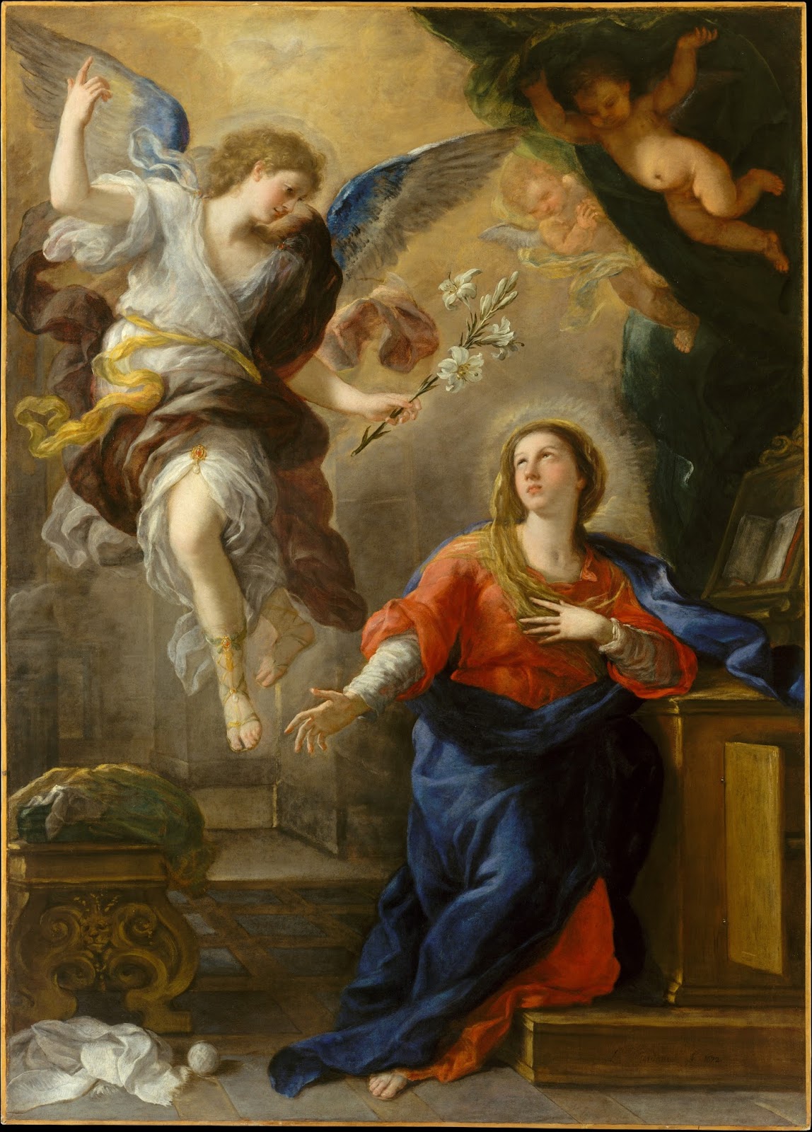 Luca Giordano, Annunciazione, 1672, Metropolitan Museum, New York