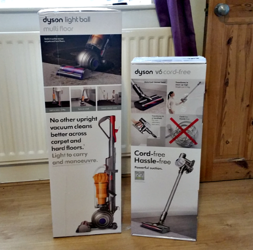Life As Kim Dyson Light Ball Multi Floor & V6 Cord Free Bagless Upright Vacuum Cleaner Bundle
