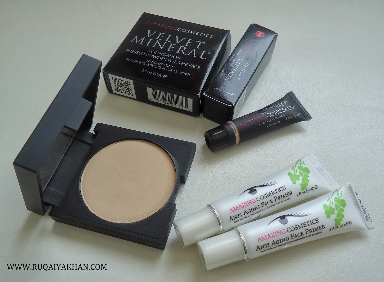 Ruqaiya Khan Amazing Cosmetics Mineral Velvet Foundation, Amazing