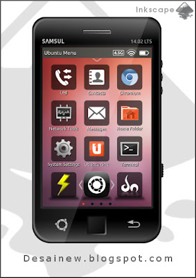 Desain vektor smartphone realistis or realistic smartphone vector design di inkscape