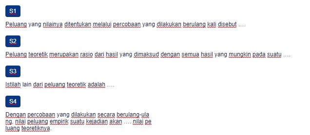 Contoh Soal Membandingkan Peluang Teoritik dengan Empirik