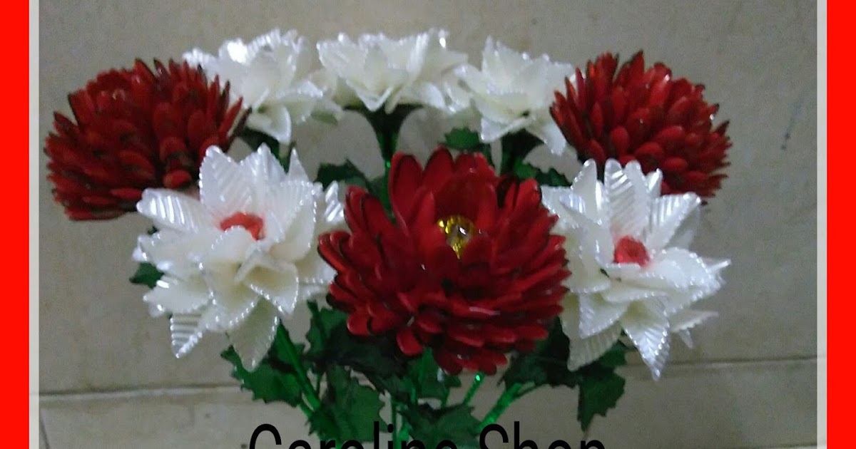 Kerajinan  Manik  dan Bunga Akrilik  Bunga Acrylic